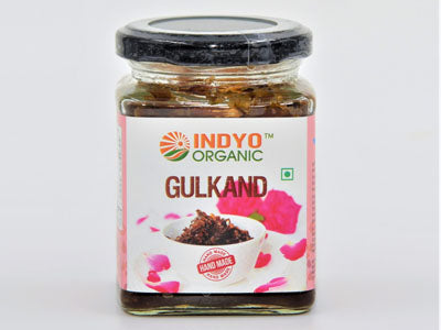 Organic Gulkand-Glass Bottle (IndyoOrganic)