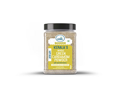 Kerala Whole Greeen Cardamom Powder (Jar) (Yogik Roots)
