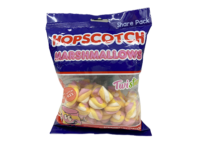 Marshmallows-Twisties (Hopscotch)