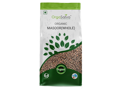 Organic Masoor Whole (OrgaSatva)