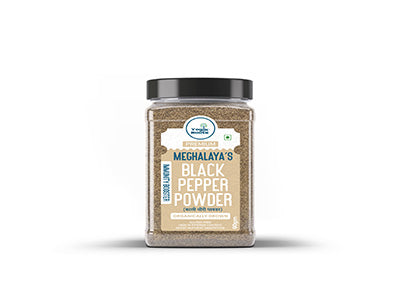 Meghalaya Black Pepper Powder (Jar) (Yogik Roots)