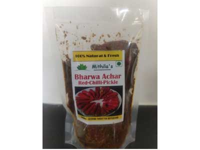 Shop 100% Natural Bharwa Achar-Red Chilli-Pickle Online At Orgpick