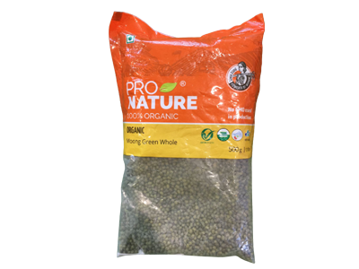 Organic Moong Green Whole (Pro Nature)