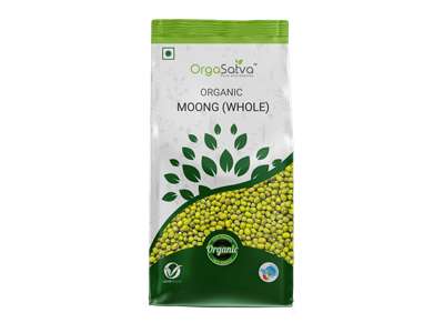 Organic Moong (Whole) (OrgaSatva)