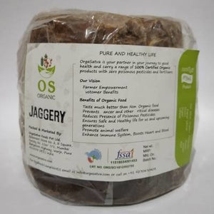 Buy OrgaSatva Organic Jaggery Block Online At Orgpick