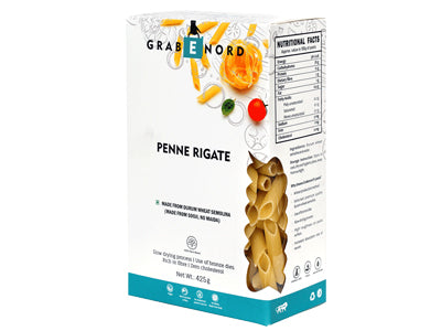 Natural Penne Rigate Pasta (Grabenord)