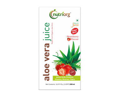 Shop Natural Aloevera Strawberry Juice online