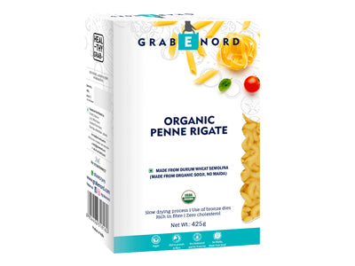 Organic Penne Rigate Pasta (Grabenord)