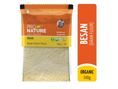 Organic Besan-Gram Flour (Pro Nature)
