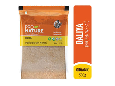 Organic Daliya - Broken Wheat (Pro Nature)