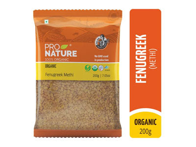 Organic Fenugreek (Methi) (Pro Nature)