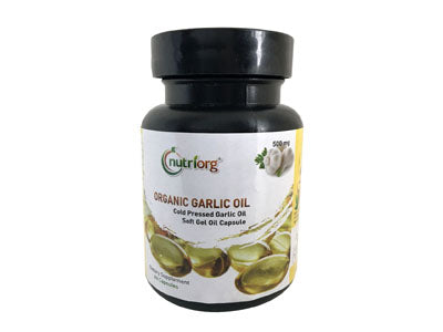 Buy Organic Garlic Oil Soft Gel Capsule Online
