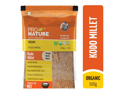 Organic Kodo Millet (Varagu) (Pro Nature)