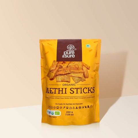 Organic Methi Sticks (Pure&Sure)