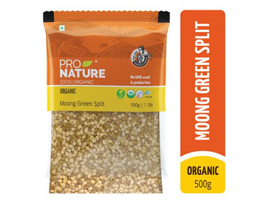 Organic Moong Green Split (Pro Nature)