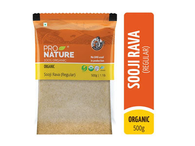 Organic Sooji/Rava - Regular (Pro Nature)