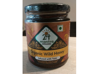 Organic Honey with Tulsi (24 Mantra)