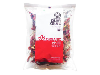 Organic Chilli Whole (Pure&Sure)