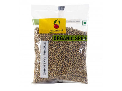Organic Dhania / Coriander Whole (Health Fields)