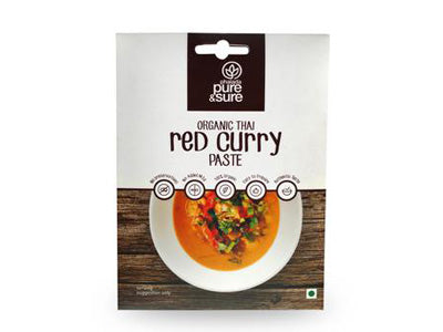 Organic Red Curry Paste (Pure&Sure)