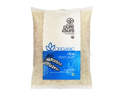 Buy Pure & Sure Organic Short Grain/Pulav Rice Online-Orgpick