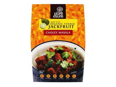 Order Pure & Sure Organic Tender Jackfruit - Choley Masala,200gm 