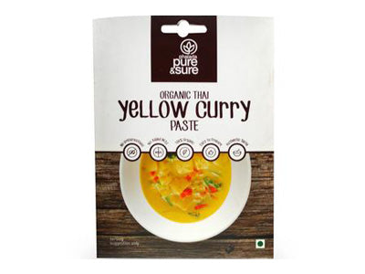 Order Pure & Sure Organic Yellow Curry Paste,50gm