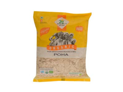 Organic white Poha/Flattened Rice/Atukulu (24 Mantra)