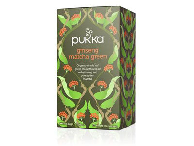Organic PUKKA Ginseng Matcha Green Tea (Pure&Sure)