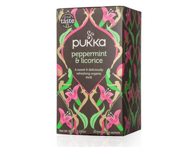 Order Pure & Sure Organic PUKKA Peppermint & Licorice Tea,20 bags