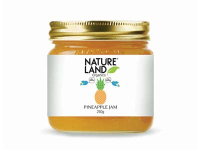 Organic Pineapple Jam (Nature-Land)