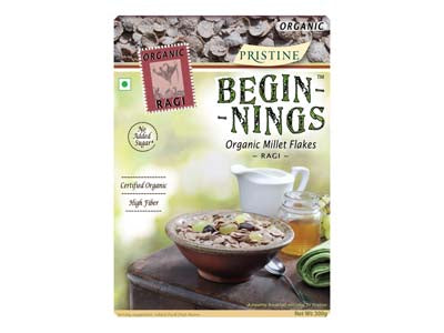 Organic Ragi Flakes (Pristine)