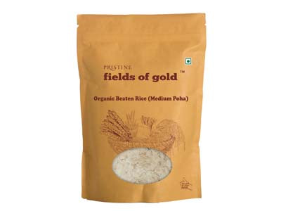 Organic Beaten Rice (Medium Poha) (Pristine)