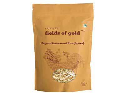 Organic Sonamasoori Rice (Brown) (Pristine)
