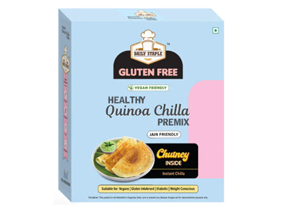Quinoa Chilla Mix with Chuteny (Daily Staple)