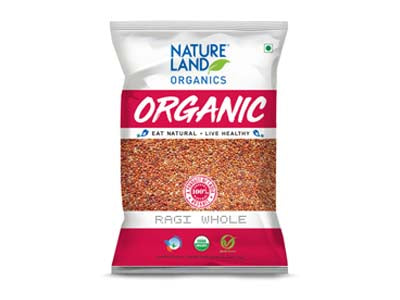 Organic Ragi Whole (Nature-Land)