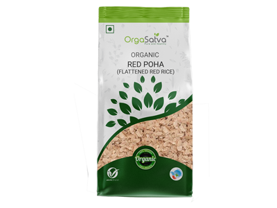 Organic Red Poha (OrgaSatva)