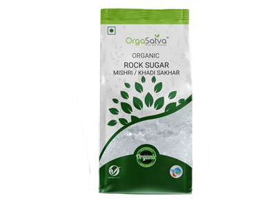 Organic Mishri/Rock Sugar/Khadisakhar (Orgasatva)