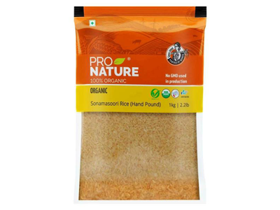 Organic Sonamasoori Rice H/P Rice (Pro Nature)