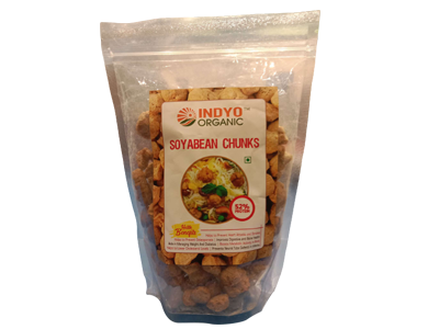 Organic Soyabean Chunks (Indyo Organic)