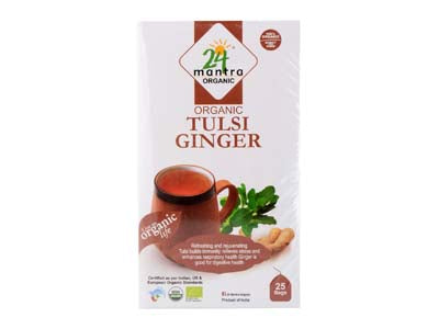 TULSI GINGER TEA(24Mantra) - Orgpick.com