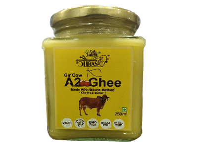 Gauras 100% Pure Desi Gir Cow A2 Ghee ( Jaivik-Life)