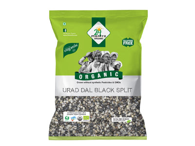 Order 24 Mantra Organic Split Black Urad Dal Online from Orgpick