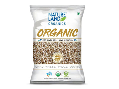 Buy Organic Urad White Whole Online at Orgpick