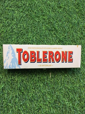 Swiss White Chocolate with Honey & Almond Noucat (Toblerone)