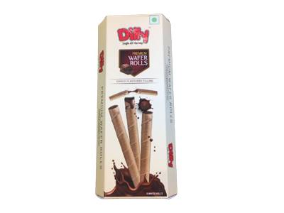 Mini Wafer Roll Chocolate (Dilly)