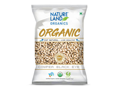 Buy Natureland's Organic Cowpea Black eye Online At Orgpick