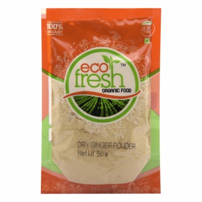 Get Ecofresh Organic Dry Ginger Powder Online,50gm