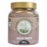 Buy best quality Ecofresh Organic Jaggery Powder Bottle Online, 500gm-Orgpick