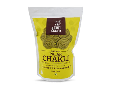 Buy Pure & Sure Organic Palak Chakli Online At Orgpick